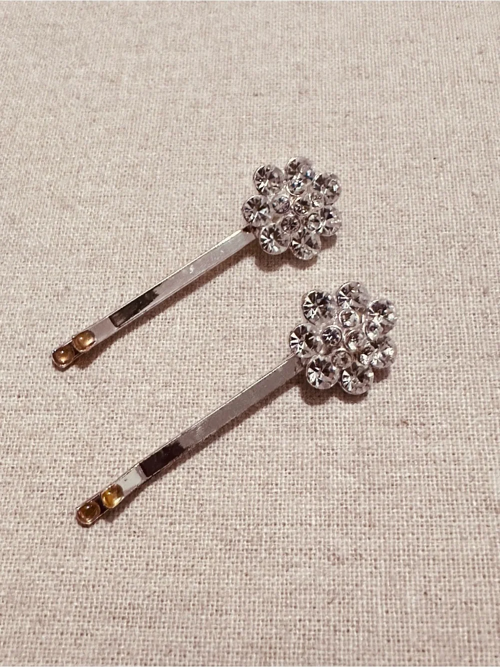 Lord & Taylor | Hair Accessories | Vintage Floral Crystal Hair Pins